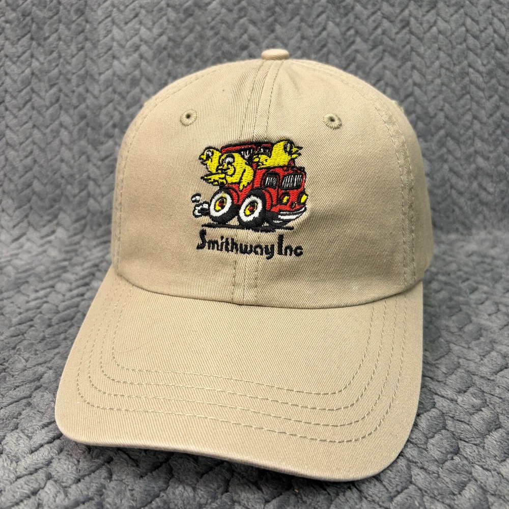 Paramount Hat Smithway Inc Trucking Mens OSFA Tan Khaki Embroidered Cap